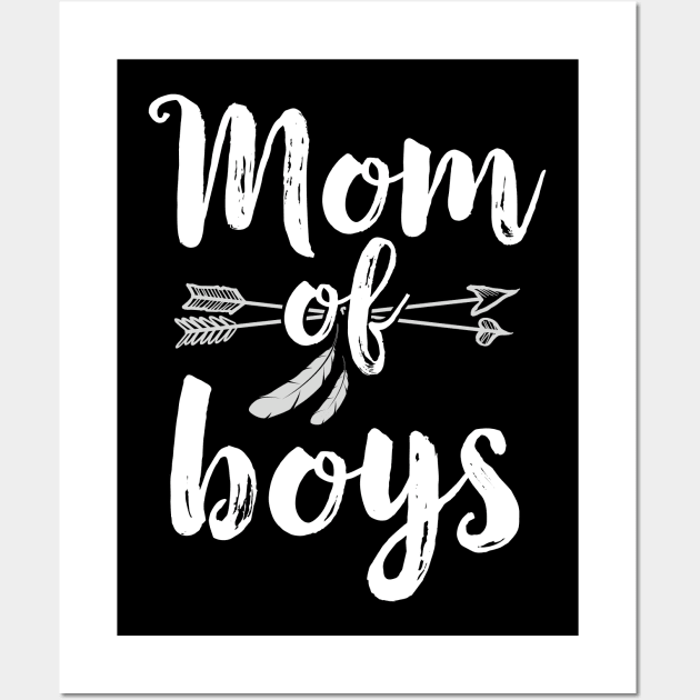 Mom Of Boys Wall Art by Eugenex